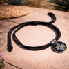 Tequila Partida Firebird Charm Bracelet – Black Leather