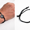 Tequila Partida Firebird Charm Bracelet – Black Leather