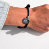 Tequila Partida Firebird Charm Bracelet – Black Leather