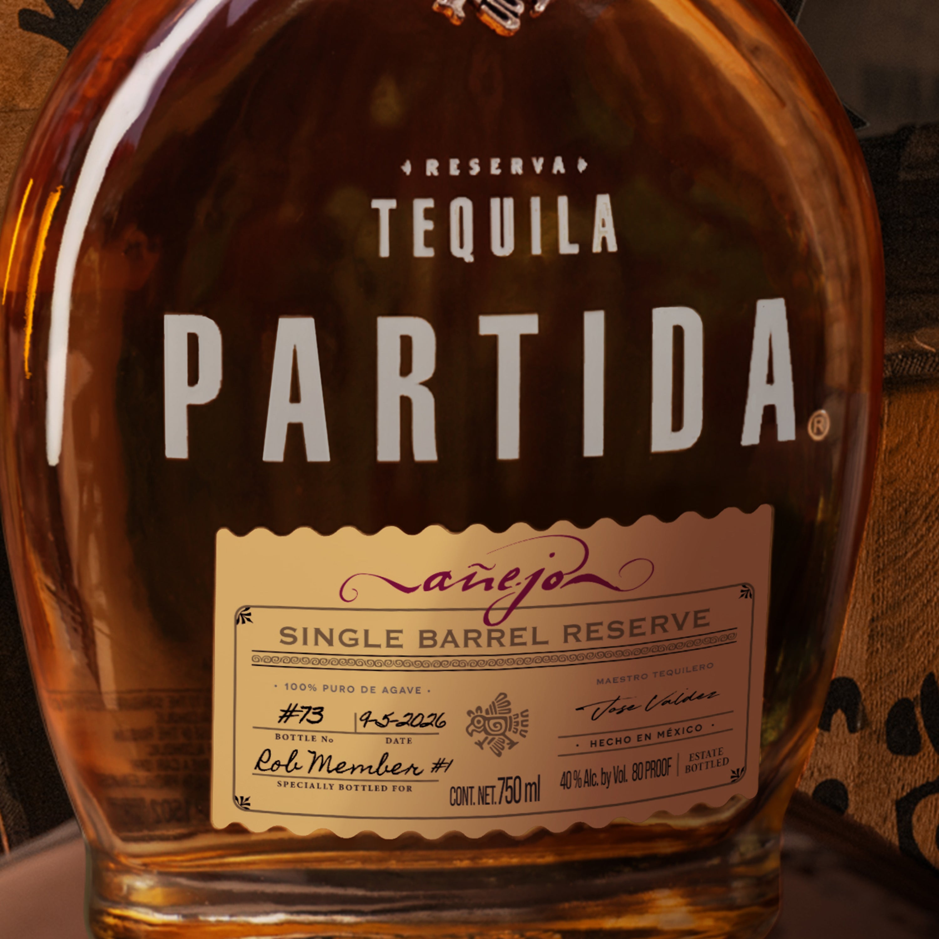 Single Barrel Añejo – Limited Edition – Partida Tequila
